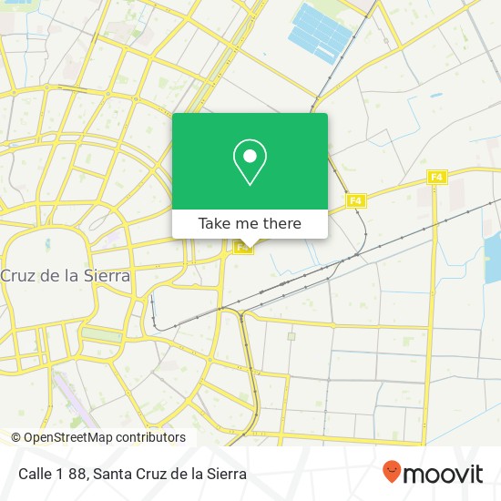 Mapa de Calle 1 88