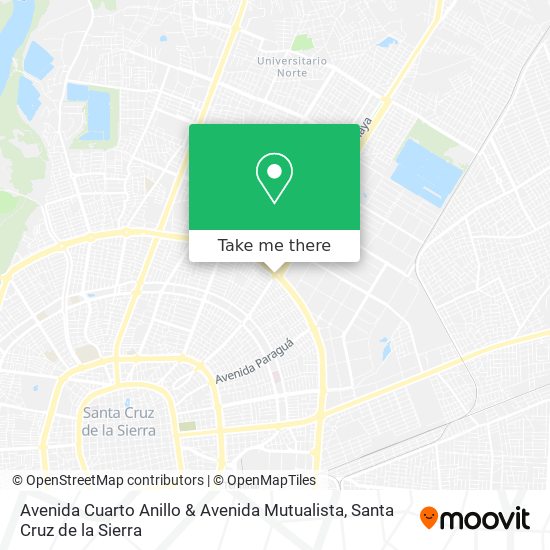 Avenida Cuarto Anillo & Avenida Mutualista map