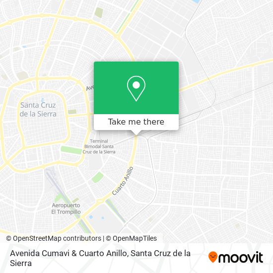 Avenida Cumavi & Cuarto Anillo map