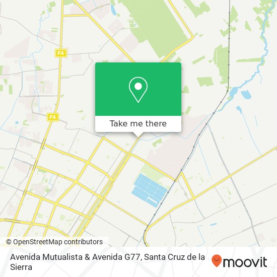 Avenida Mutualista & Avenida G77 map