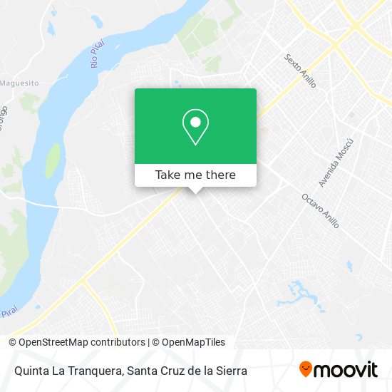 Quinta La Tranquera map