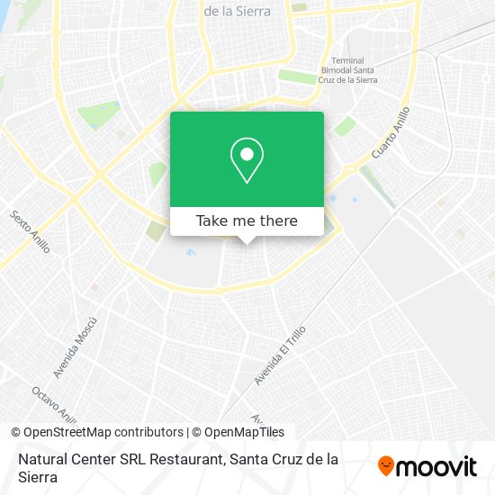 Natural Center SRL Restaurant map