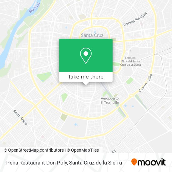 Peña Restaurant Don Poly map