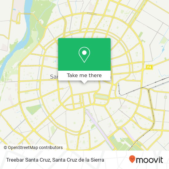 Treebar Santa Cruz, Chuquisaca Santa Cruz de la Sierra, Santa Cruz de la Sierra map