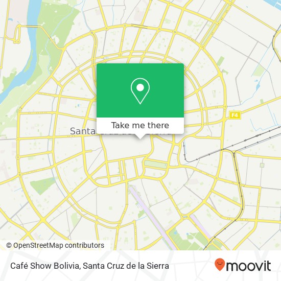 Mapa de Café Show Bolivia