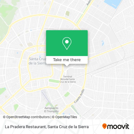 La Pradera Restaurant map
