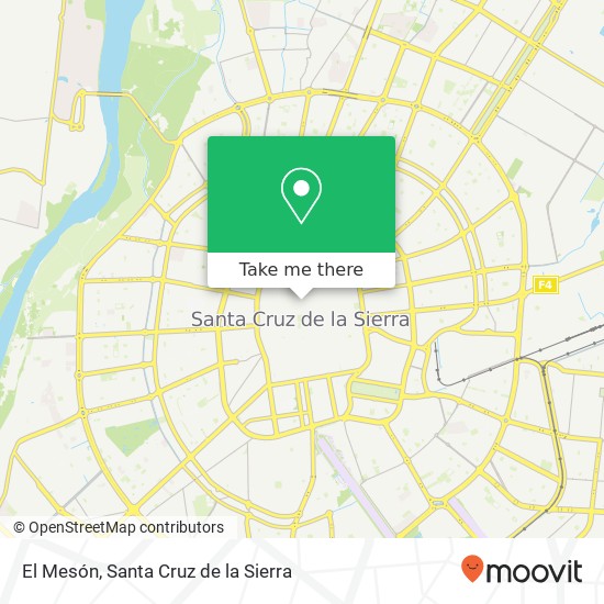 El Mesón, 24 de Septiembre Santa Cruz de la Sierra, Santa Cruz de la Sierra map