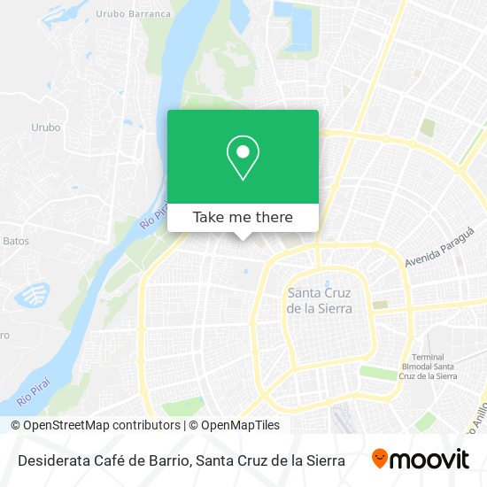 Desiderata Café de Barrio map