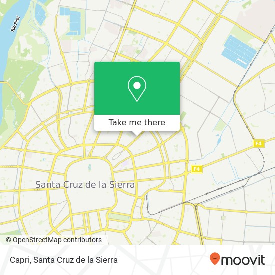 Capri, Avenida Mutualista UV-17, Santa Cruz de la Sierra map