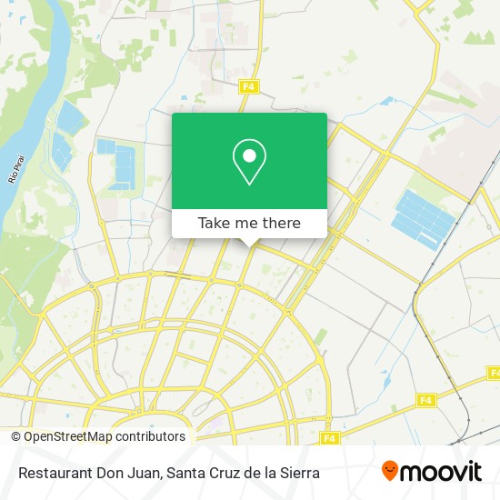 Restaurant Don Juan map