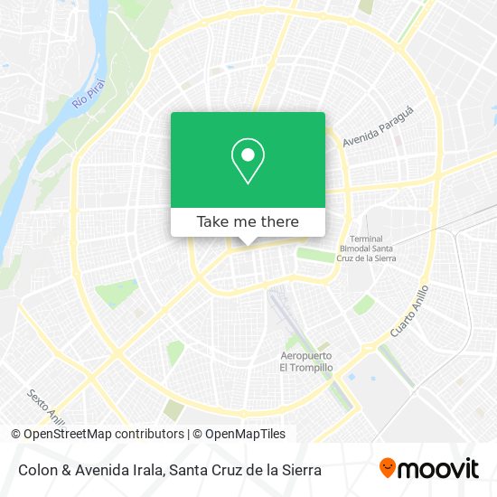 Colon & Avenida Irala map