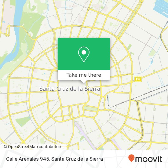 Mapa de Calle Arenales 945