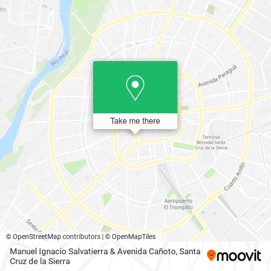 Manuel Ignacio Salvatierra & Avenida Cañoto map