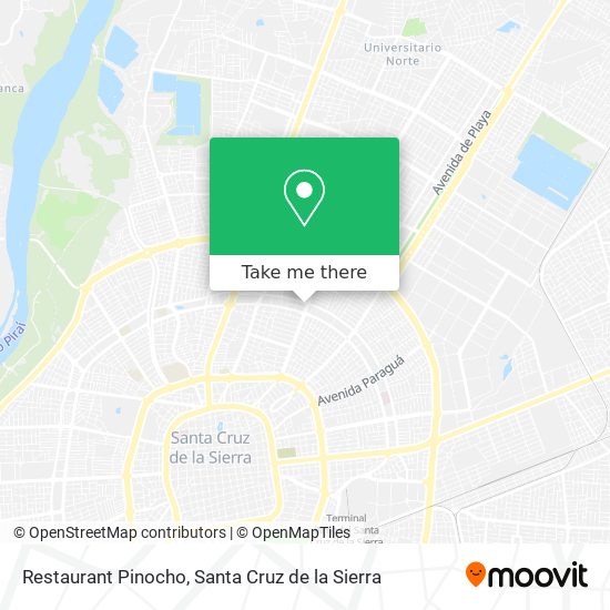 Restaurant Pinocho map