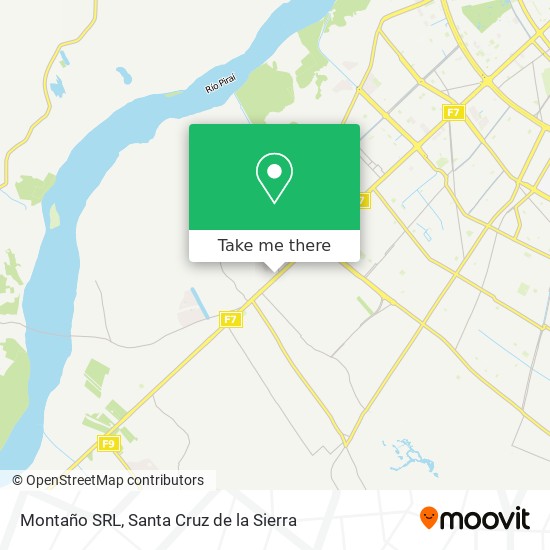 Montaño SRL map