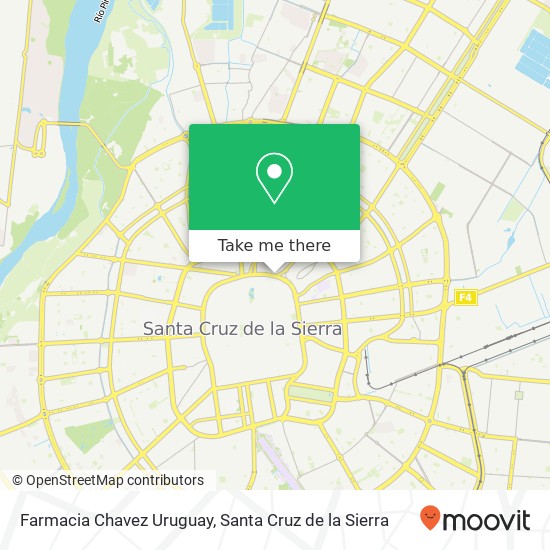 Farmacia Chavez Uruguay map