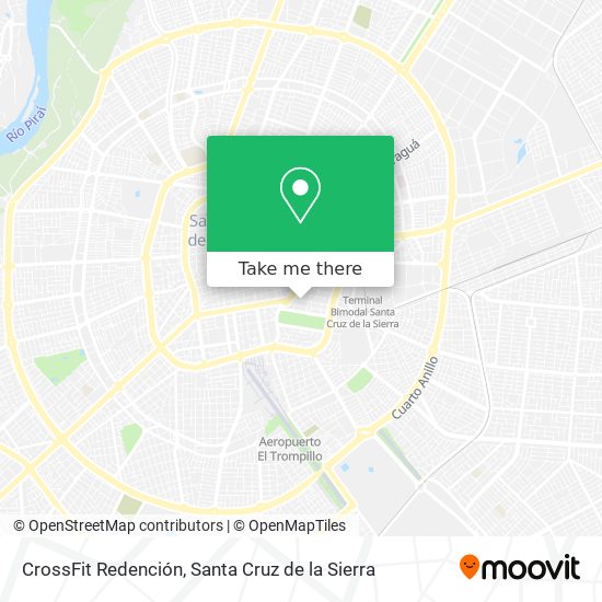 CrossFit Redención map