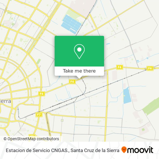 Estacion de Servicio CNGAS. map