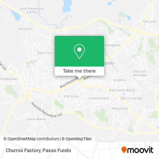 Churros Factory map