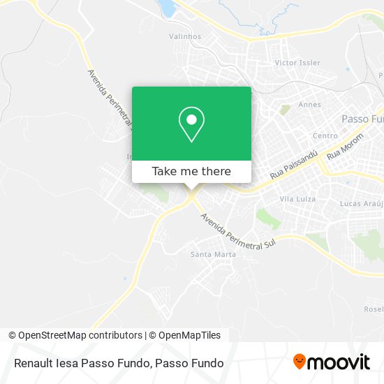 Renault Iesa Passo Fundo map