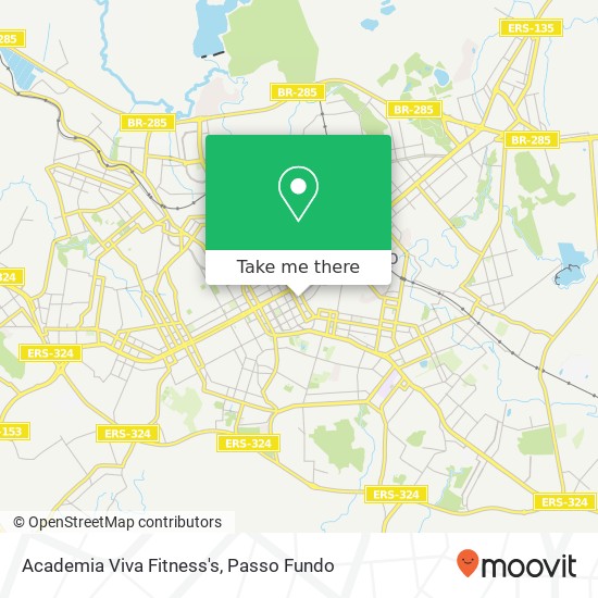 Mapa Academia Viva Fitness's