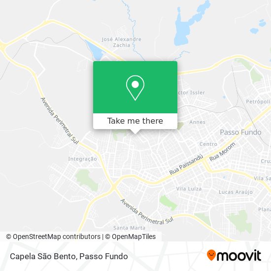 Capela São Bento map