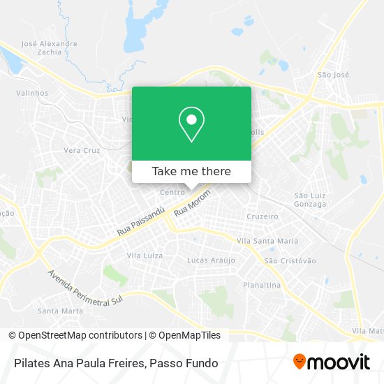 Pilates Ana Paula Freires map