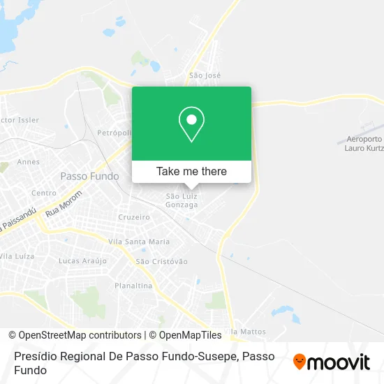 Presídio Regional De Passo Fundo-Susepe map