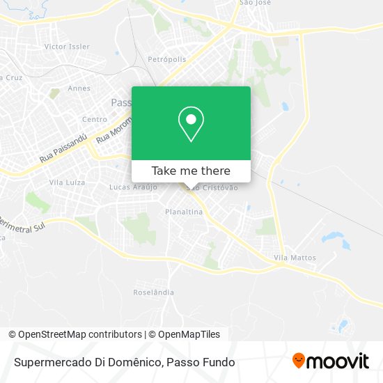 Mapa Supermercado Di Domênico