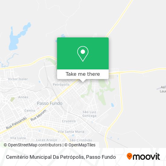Cemitério Municipal Da Petrópolis map