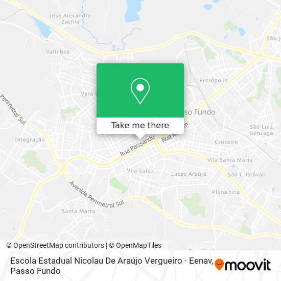 Escola Estadual Nicolau De Araújo Vergueiro - Eenav map