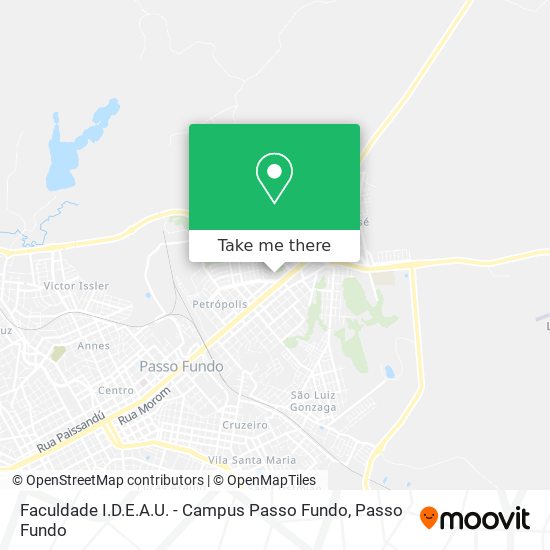 Faculdade I.D.E.A.U. - Campus Passo Fundo map