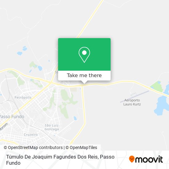 Mapa Túmulo De Joaquim Fagundes Dos Reis