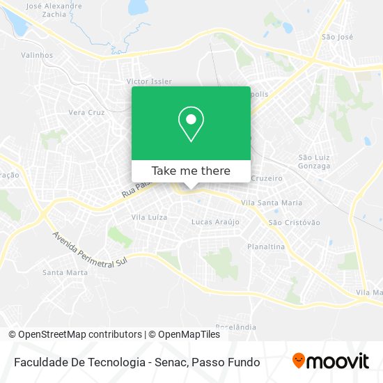 Faculdade De Tecnologia - Senac map