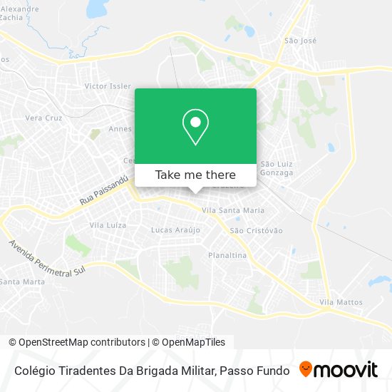 Colégio Tiradentes Da Brigada Militar map