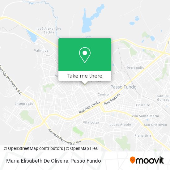 Maria Elisabeth De Oliveira map