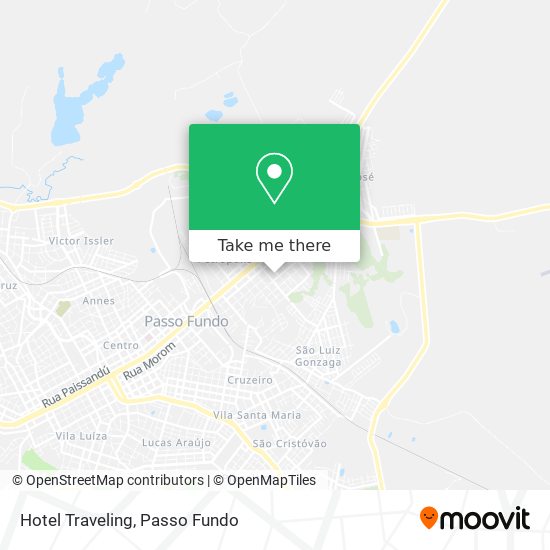 Hotel Traveling map