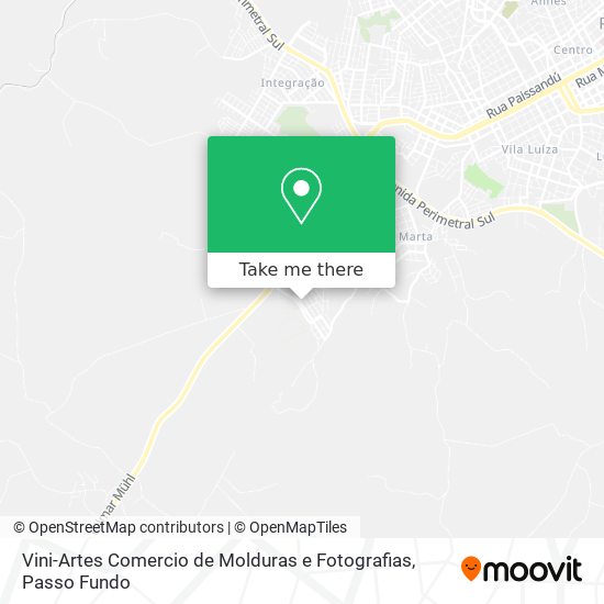 Vini-Artes Comercio de Molduras e Fotografias map