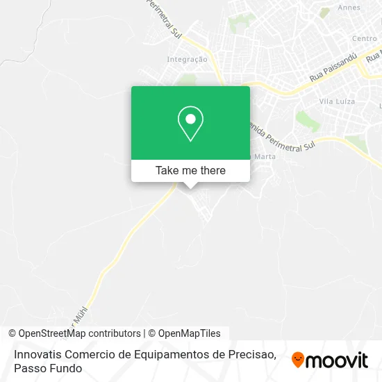 Innovatis Comercio de Equipamentos de Precisao map