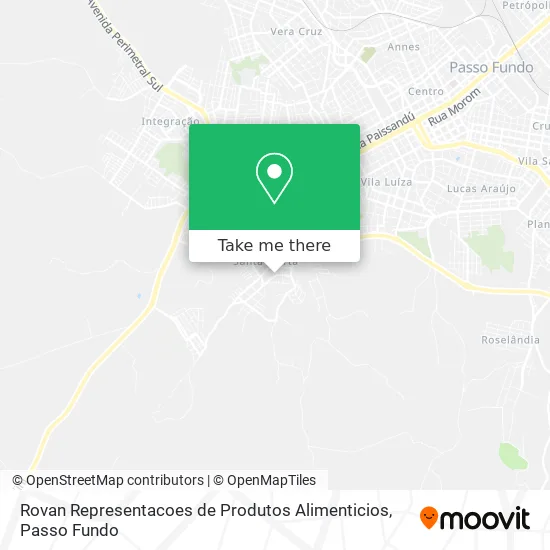 Rovan Representacoes de Produtos Alimenticios map
