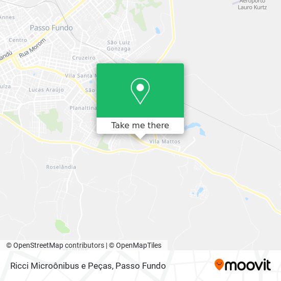 Mapa Ricci Microônibus e Peças