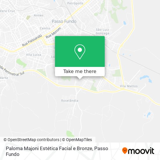 Paloma Majoni Estética Facial e Bronze map