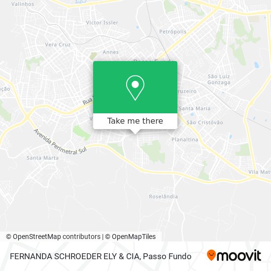 Mapa FERNANDA SCHROEDER ELY & CIA