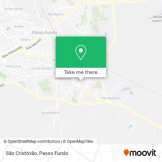 São Cristóvão map