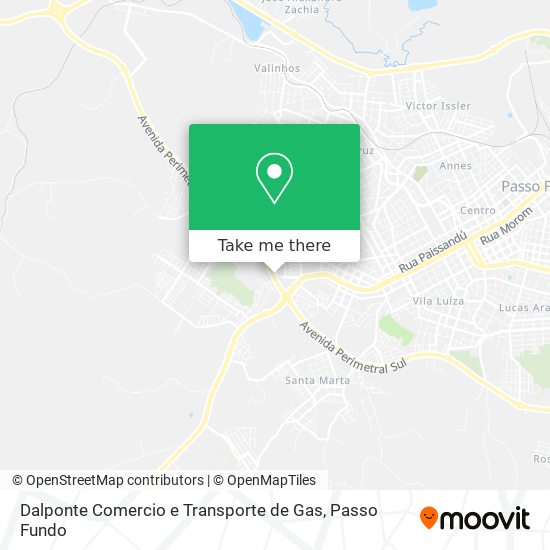 Dalponte Comercio e Transporte de Gas map