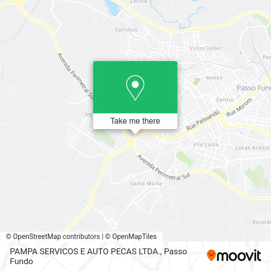 PAMPA SERVICOS E AUTO PECAS LTDA. map