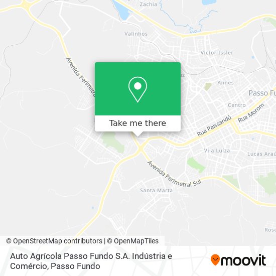 Auto Agrícola Passo Fundo S.A. Indústria e Comércio map