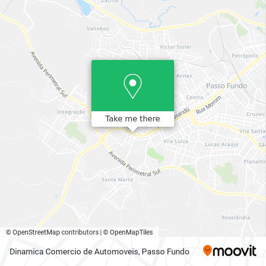Dinamica Comercio de Automoveis map