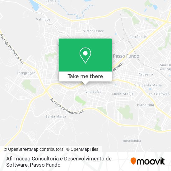 Afirmacao Consultoria e Desenvolvimento de Software map