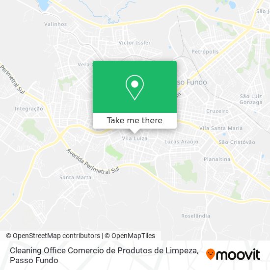 Mapa Cleaning Office Comercio de Produtos de Limpeza